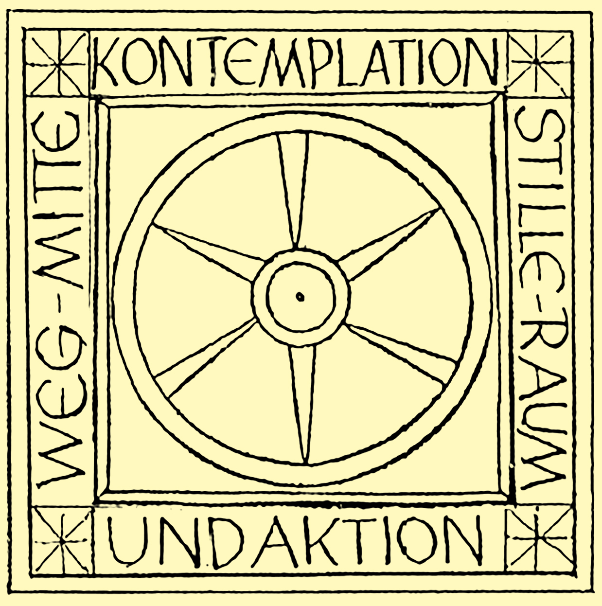 Zentrum der Stille - Pax et Bonum - Logo - Kontemplation - Meditation